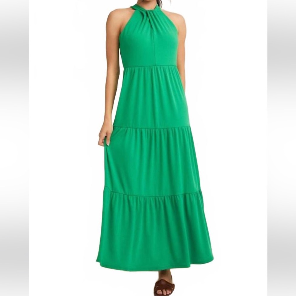 NWT Gilli Women’s Rebecca Maxi Dress In Kelly Green